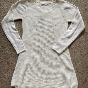 Rickis long tunic sweater in white